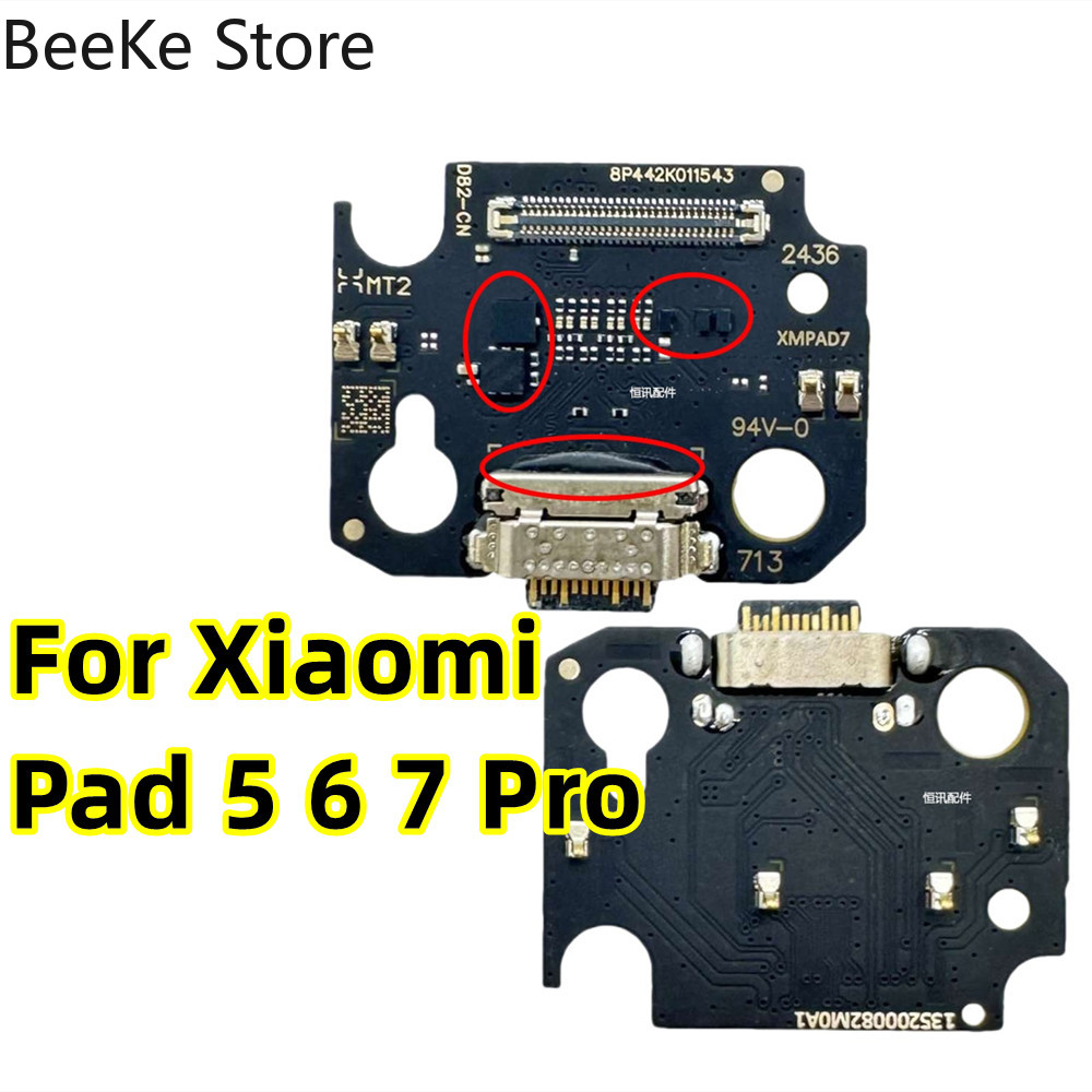 Micro Usb Cable - Xiaomi Mi Pad 7、7S、6、6S、8、9、5 Pro、Ultraタブレット用、USB Type-C充電ポート基板コネクター、充電プラグ、ドック、フレキシブルケーブルの修理用