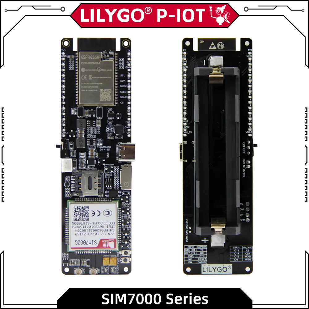 Esp32 Battery Holder Lipo - LILYGO® TTGO T-SIM7000G ESP32 SIM開発ボード4mb 16mbモジュールWifi