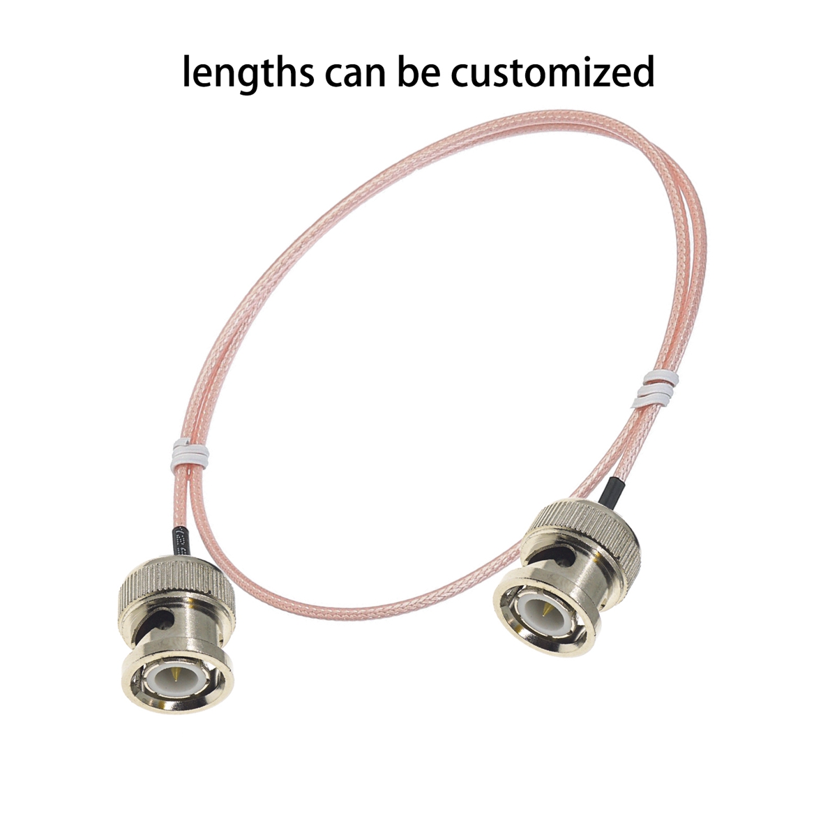 Jumper Wire Kit - Rf同軸真ちゅう製wifiケーブル、ピグテール、rg316、bncオスへのBncオス、q9プラグコネクタ、延長ワイヤー