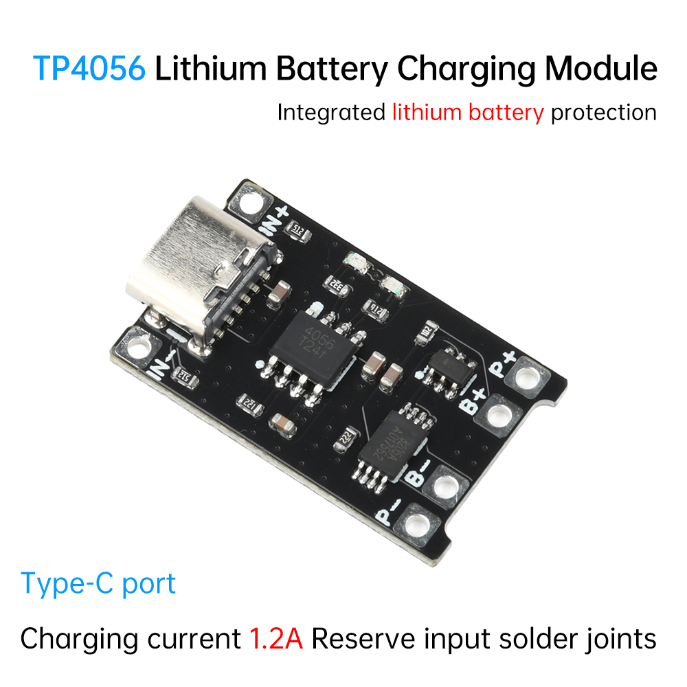5個入り タイプC DC 4-8V TP4056 リチウムイ - Li Ion Charger Module のレビューと価格