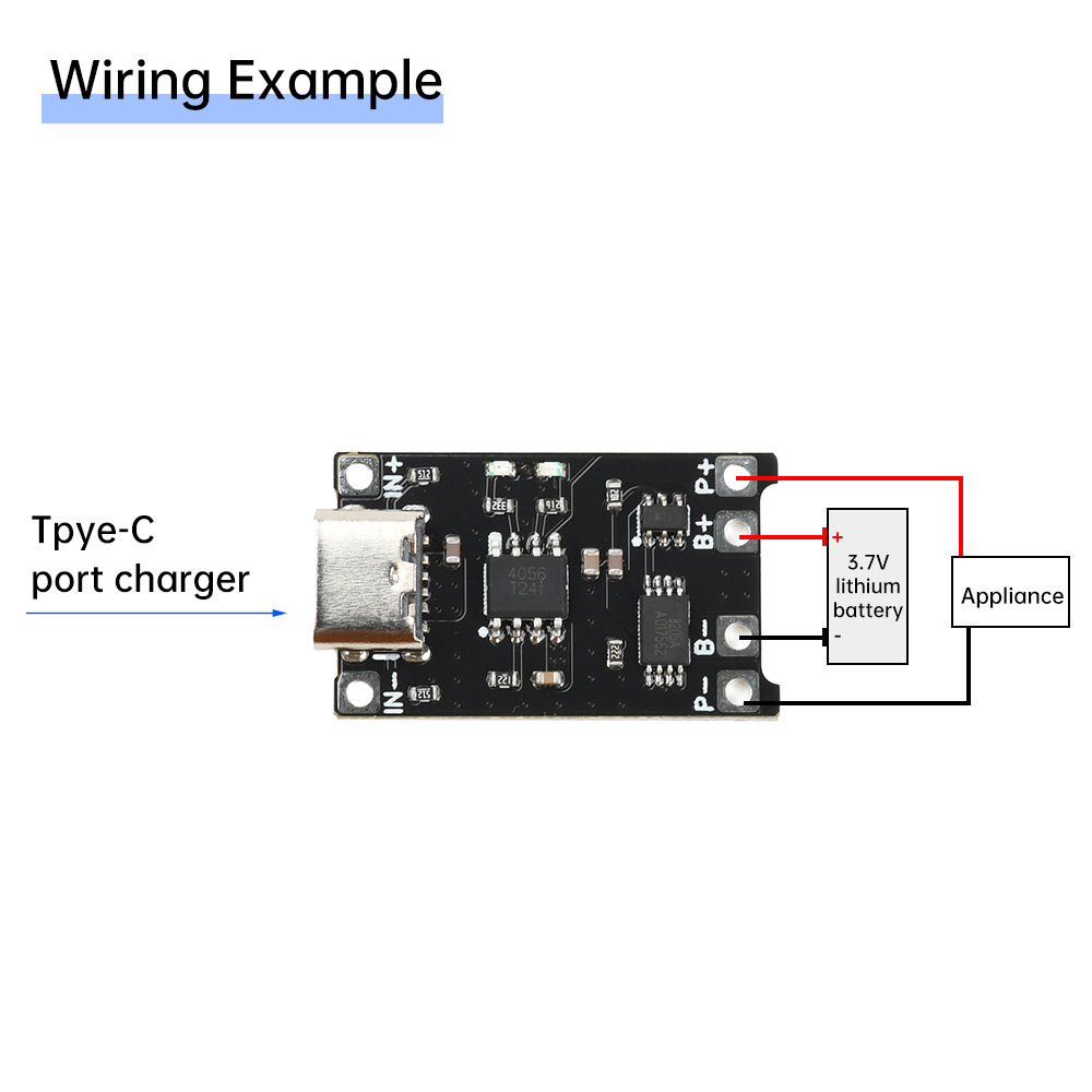5個入り タイプC DC 4-8V TP4056 リチウムイ - Li Ion Charger Module のレビューと価格