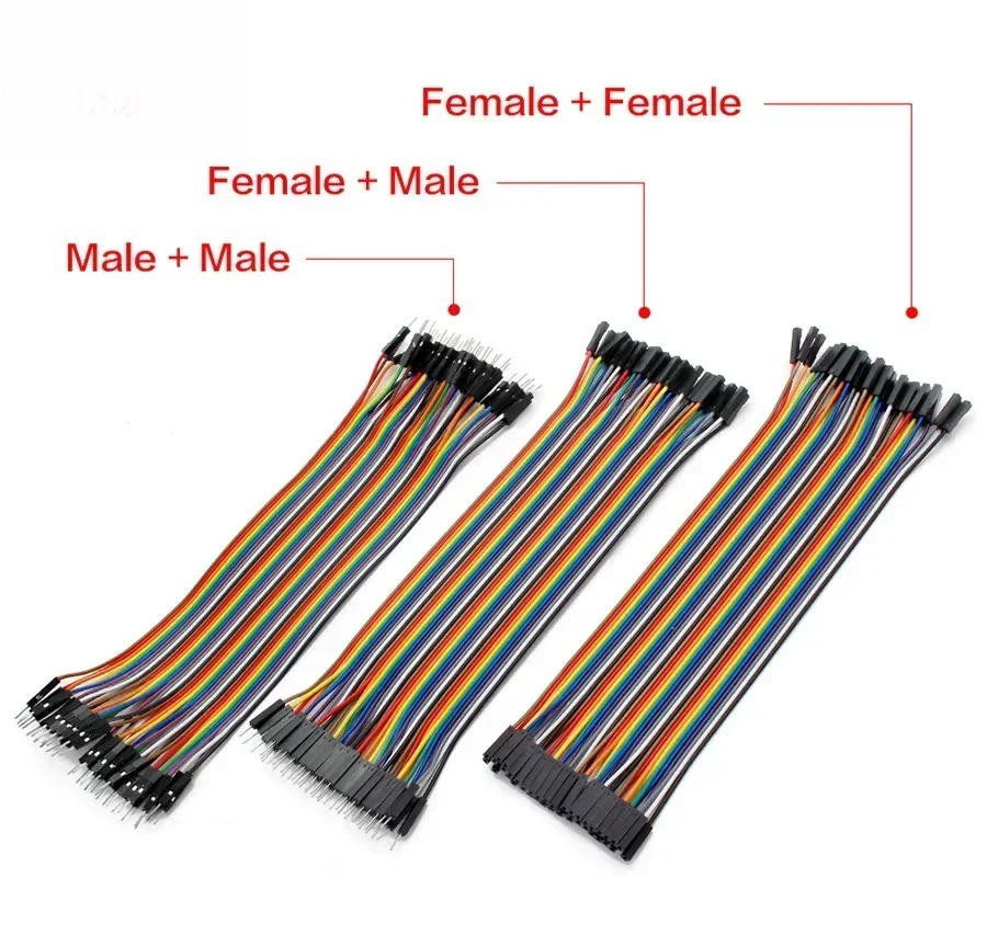 20ピン 30cmジャンパーワイヤー デュポンライン オス- - Breadboard 400 Point のレビューと価格