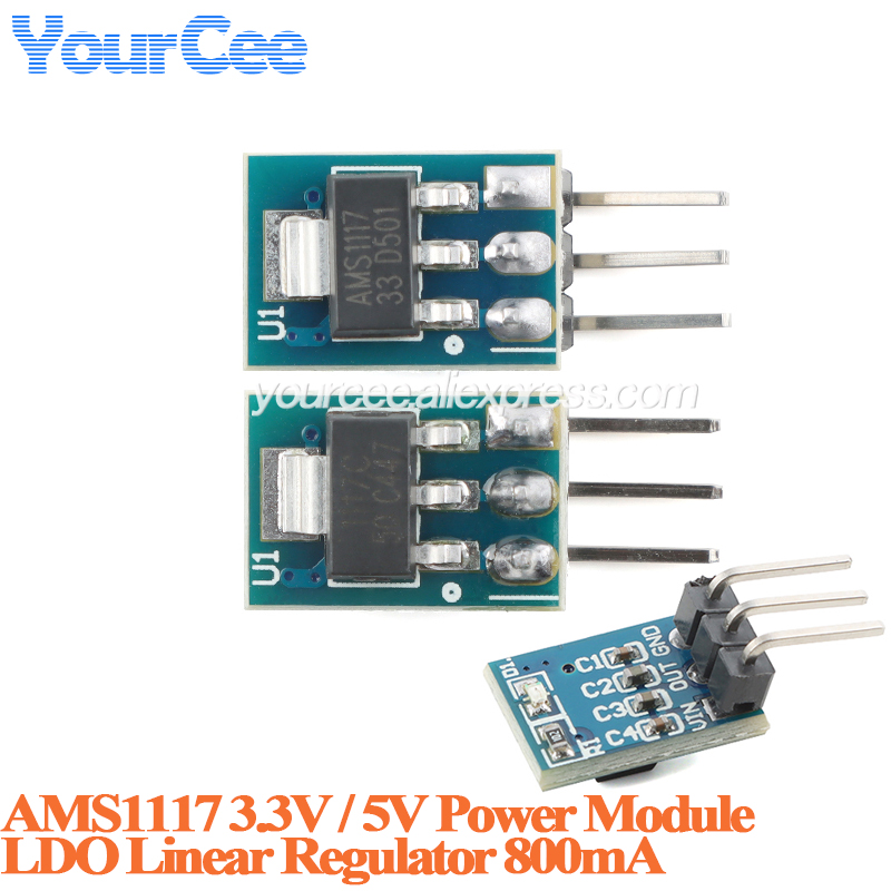20 個/1 個 AMS1117 3.3V 5V 電源モジュ - Ams1117 Module のレビューと価格