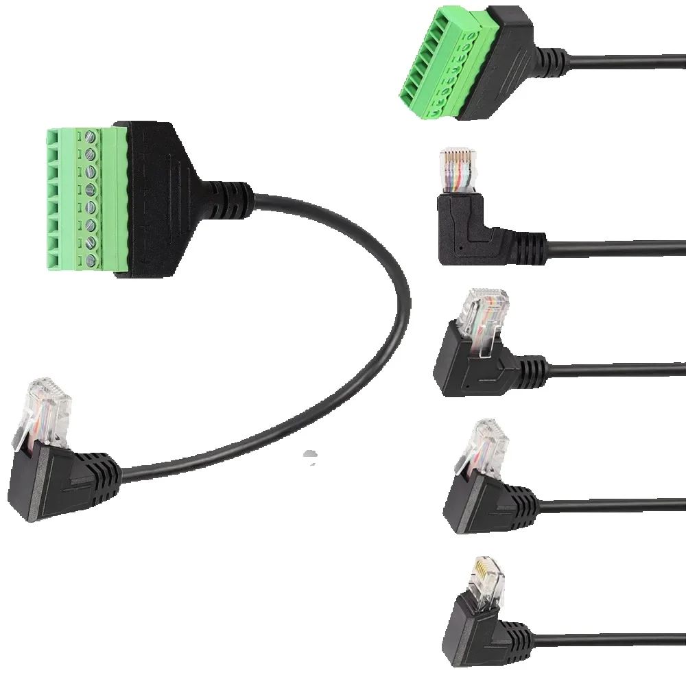 Rj45 ネジ端子ブロック 8p コネクタイーサネット Rj - Screw Terminal Block のレビューと価格