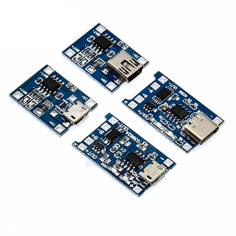 リチウム電池保護パネル,マイクロusb/type-c充電モジ - Tp4056 Module のレビューと価格