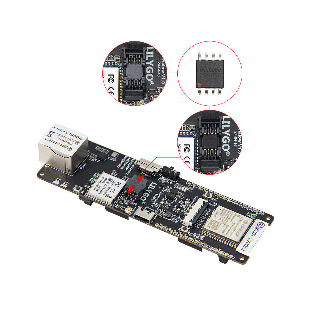 LILYGO T-Halow ESP32-S3開発ボード 8 - Esp32 Battery Holder Lipo のレビューと価格