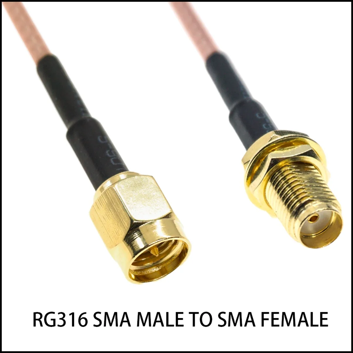 RG316 SMA オスメス SMA オスメス圧着コネクタプ - Ipex Connector のレビューと価格