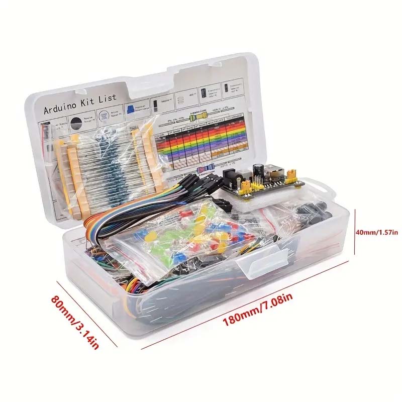 830 ピース/箱 DIY プロジェクトスターターキット A - Breadboard 400 Point のレビューと価格