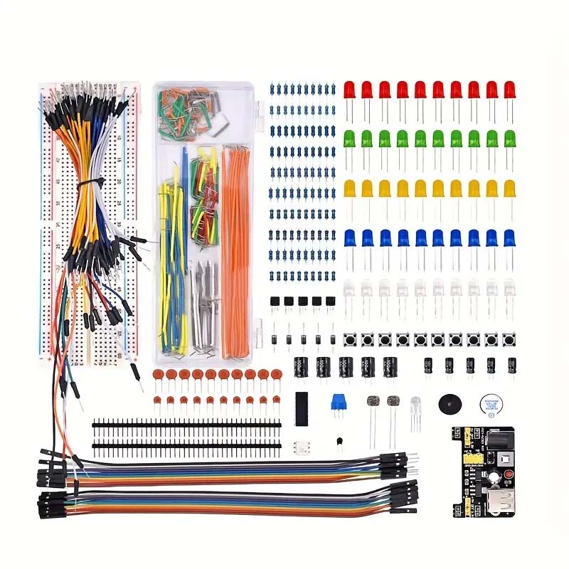 830 ピース/箱 DIY プロジェクトスターターキット A - Breadboard 400 Point のレビューと価格