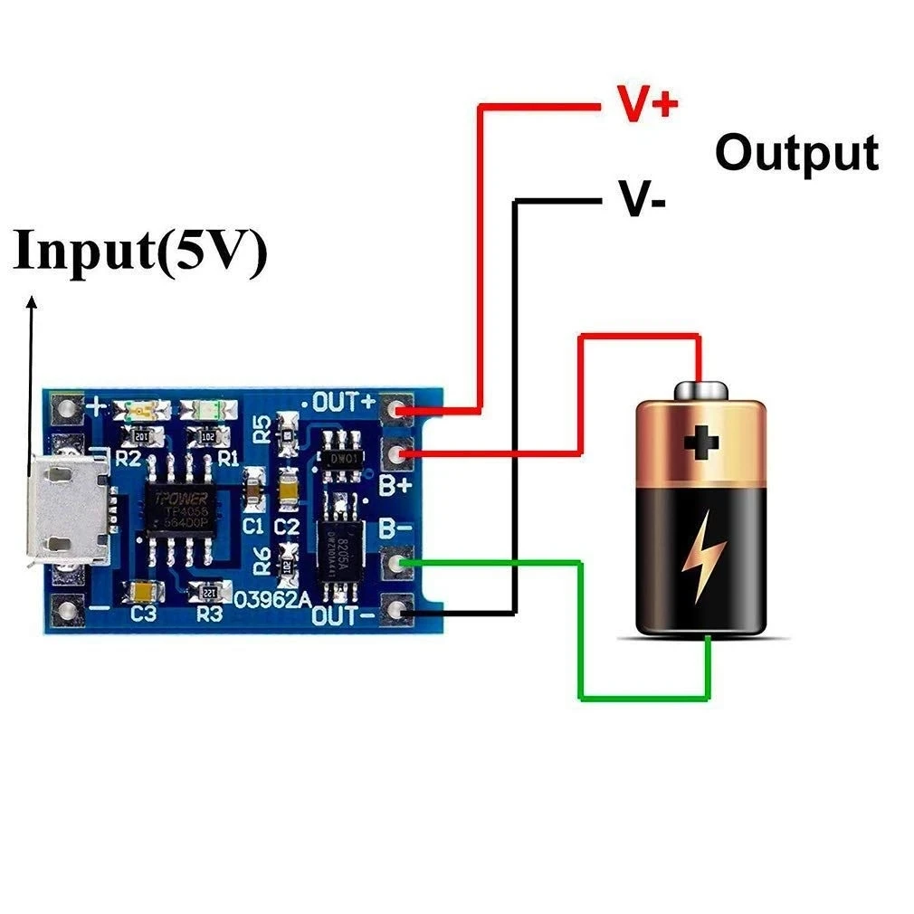1-20個入り Type-C/Micro/Mini USB  - Li Ion Charger Module のレビューと価格