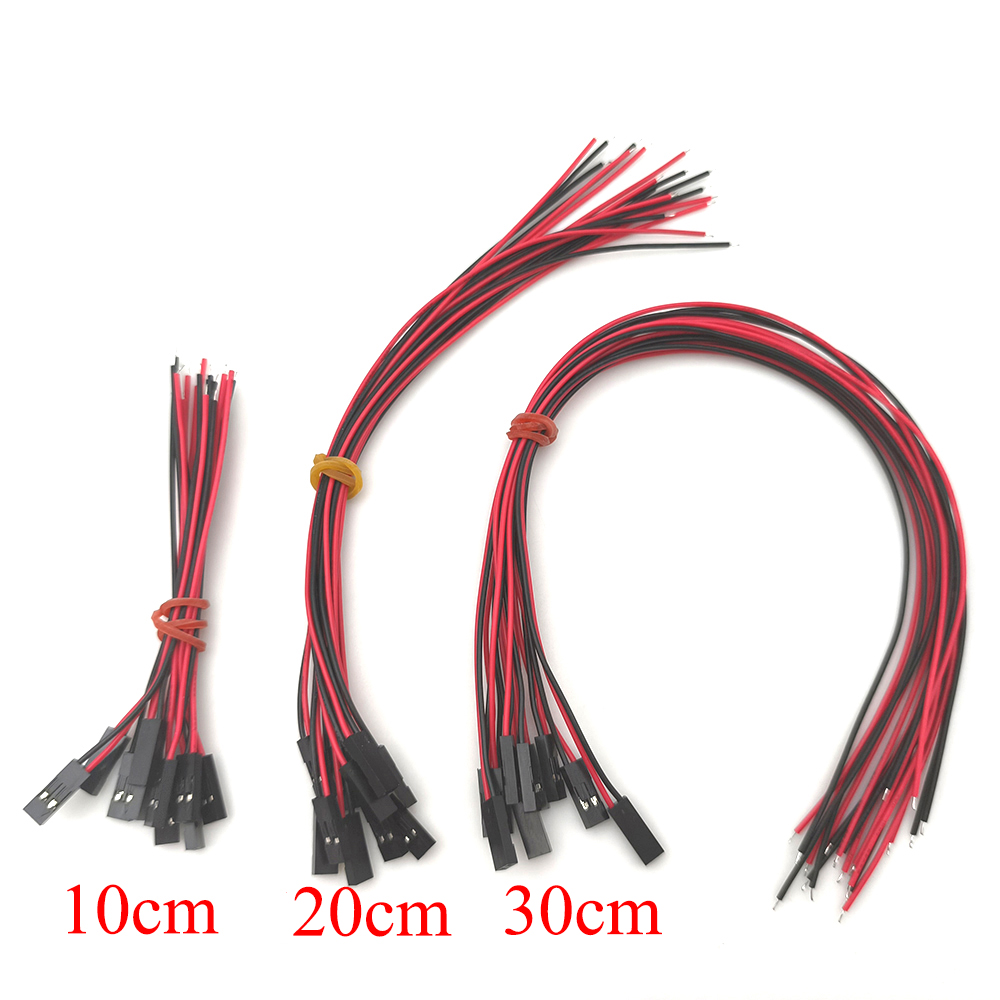 10/20 個 2Pin メスジャンパーワイヤーコネクタ延長 - Jumper Wire Kit のレビューと価格