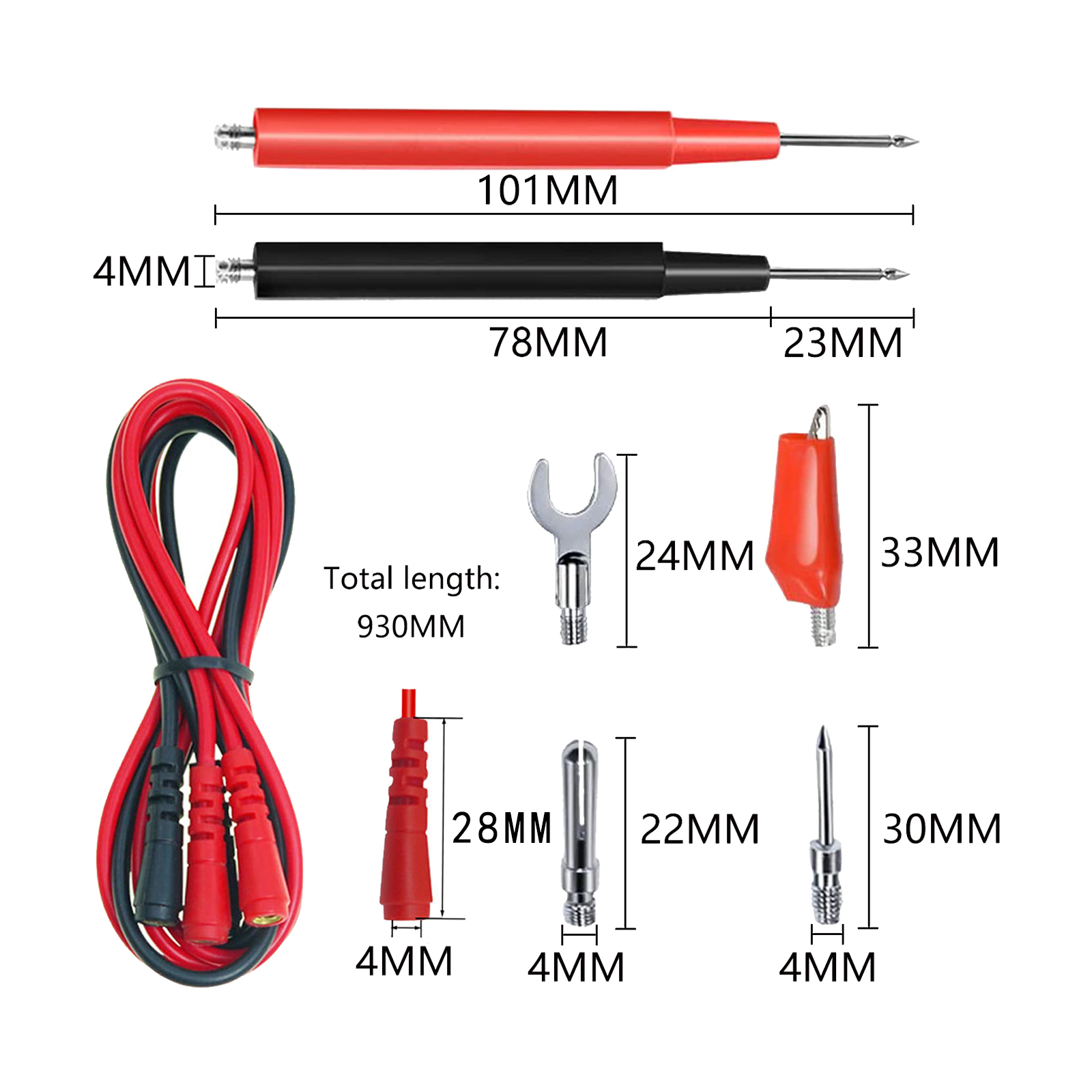 16 個マルチメータテストリードキット交換可能な電子ワニ口ク - Jumper Wire Kit のレビューと価格