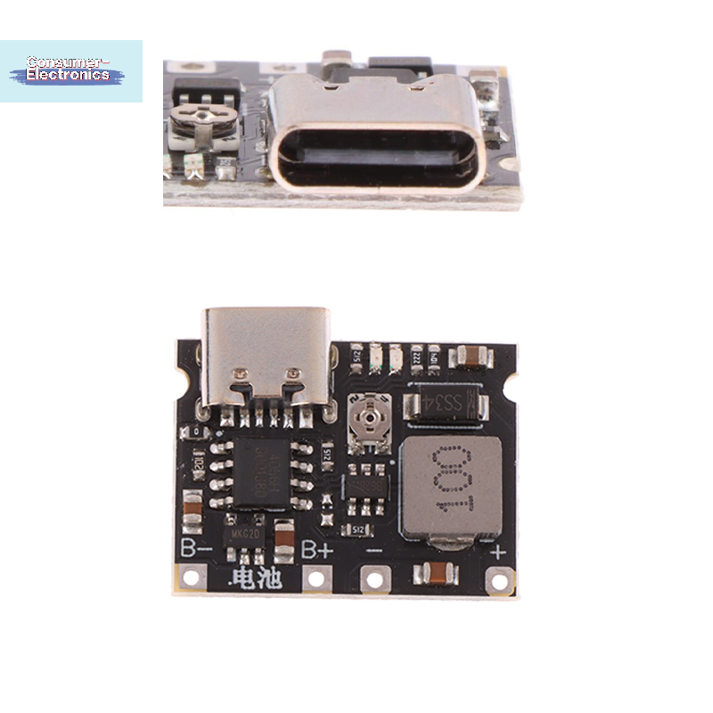 【USB Type-C 2A リチウム電池急速充電モジュール - Li Ion Charger Module のレビューと価格