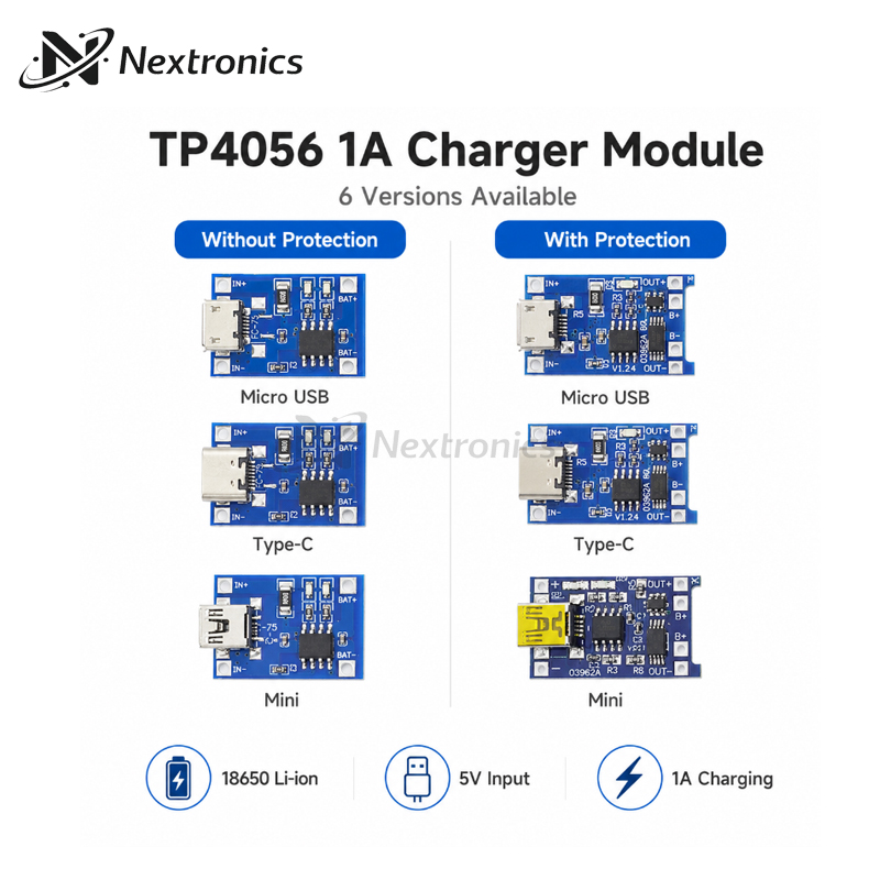 5/10 個 18650 リチウム電池充電器モジュール TP - Tp4056 Module のレビューと価格