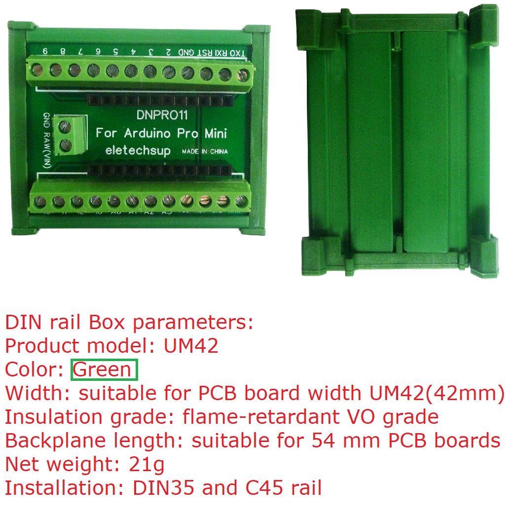 DINレールマウント端子台アダプターモジュール Arduin - Screw Terminal Block のレビューと価格